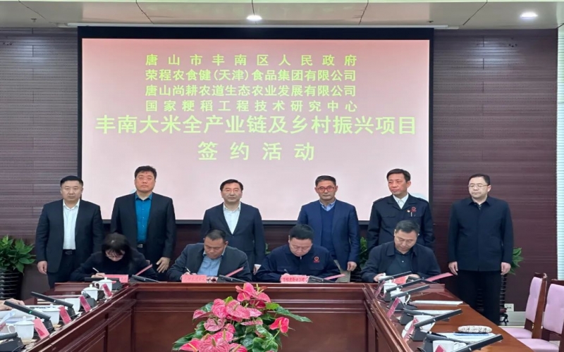 情系家鄉(xiāng)！榮程農(nóng)食健京津冀水稻全產(chǎn)業(yè)鏈項(xiàng)目在豐南簽約啟動(dòng)