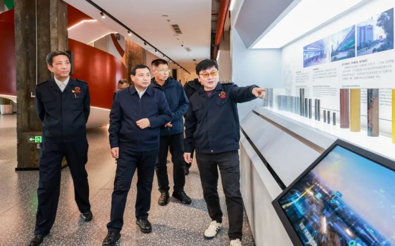 吉林省陜西商會會長李耀權及吉林省輝南縣領導一行到訪榮程集團